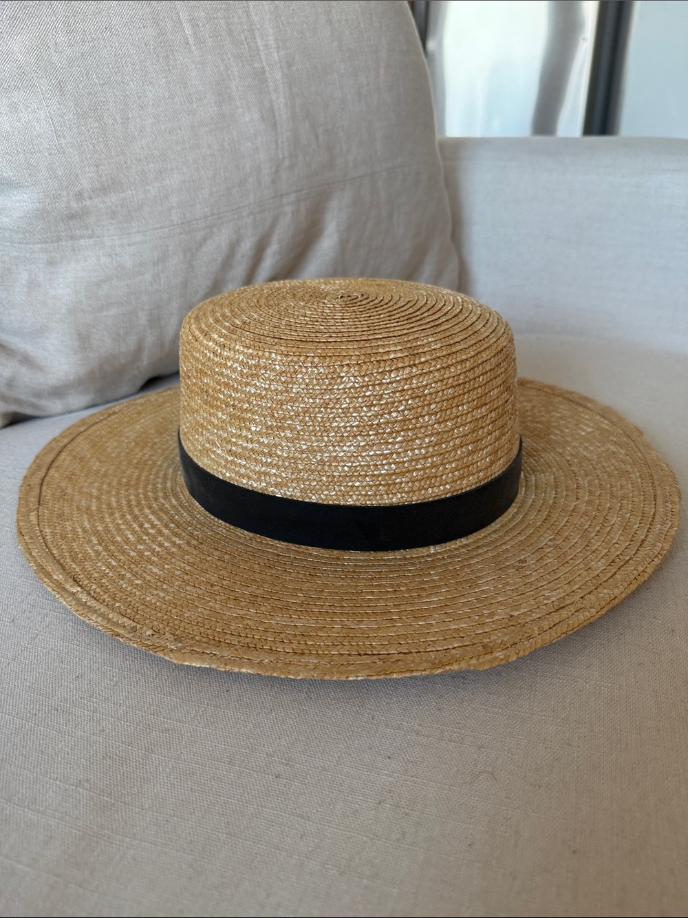Janessa Leone Straw Boater